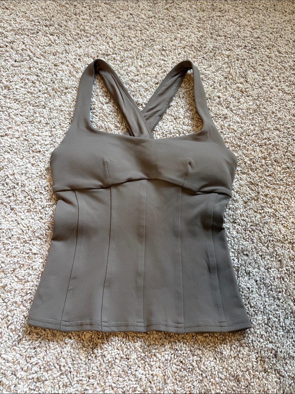 ALO Yoga airbrush sparks fly corset tank